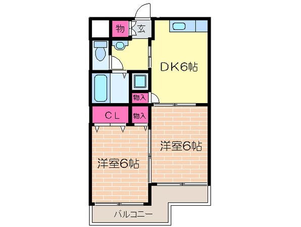 サニ－ハイツ長吉の物件間取画像